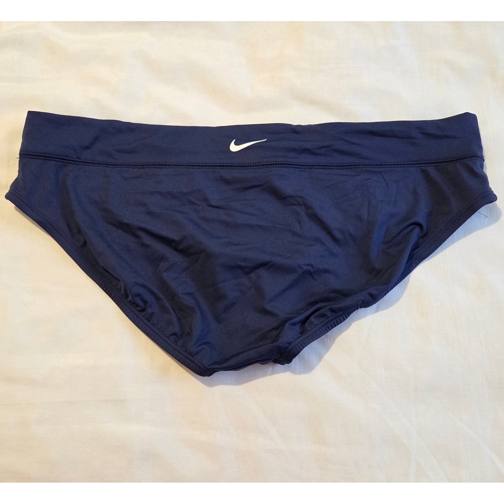 Nike Swim Navy Blue Low Rise Hipster Bikini Bottom XL NESS9275 440 Athletic Swim